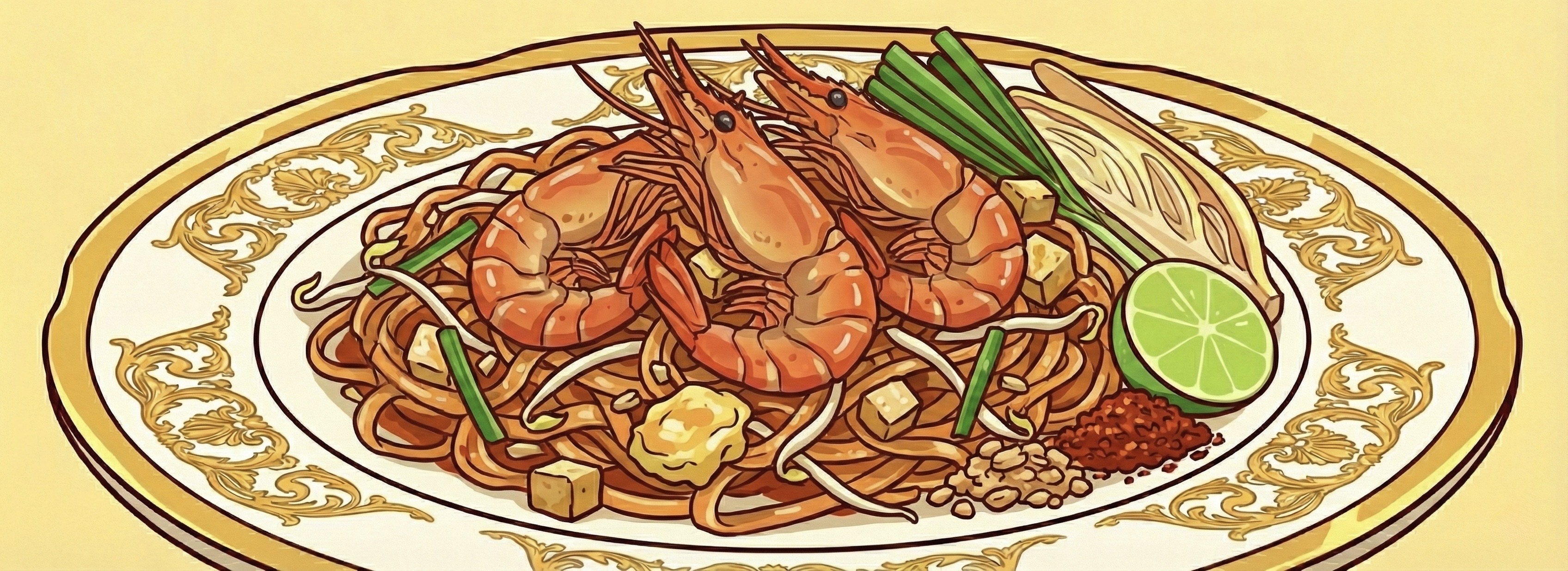 ผัดไทยเส้นจันท์น่าทาน