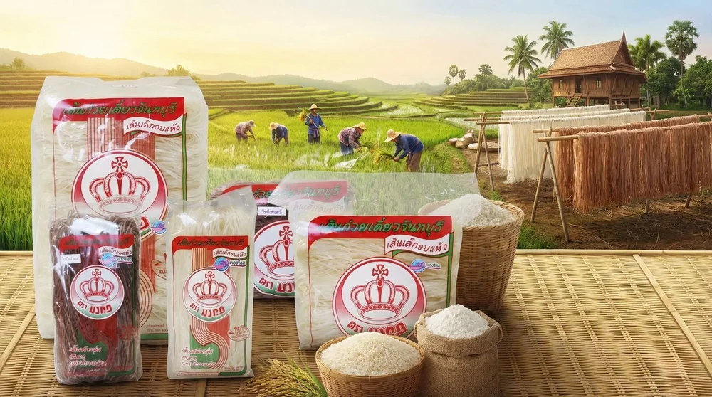 ซื้อเส้นจันท์อบแห้งตรามงกุฎ เส้นจันท์แท้จากจันทบุรี